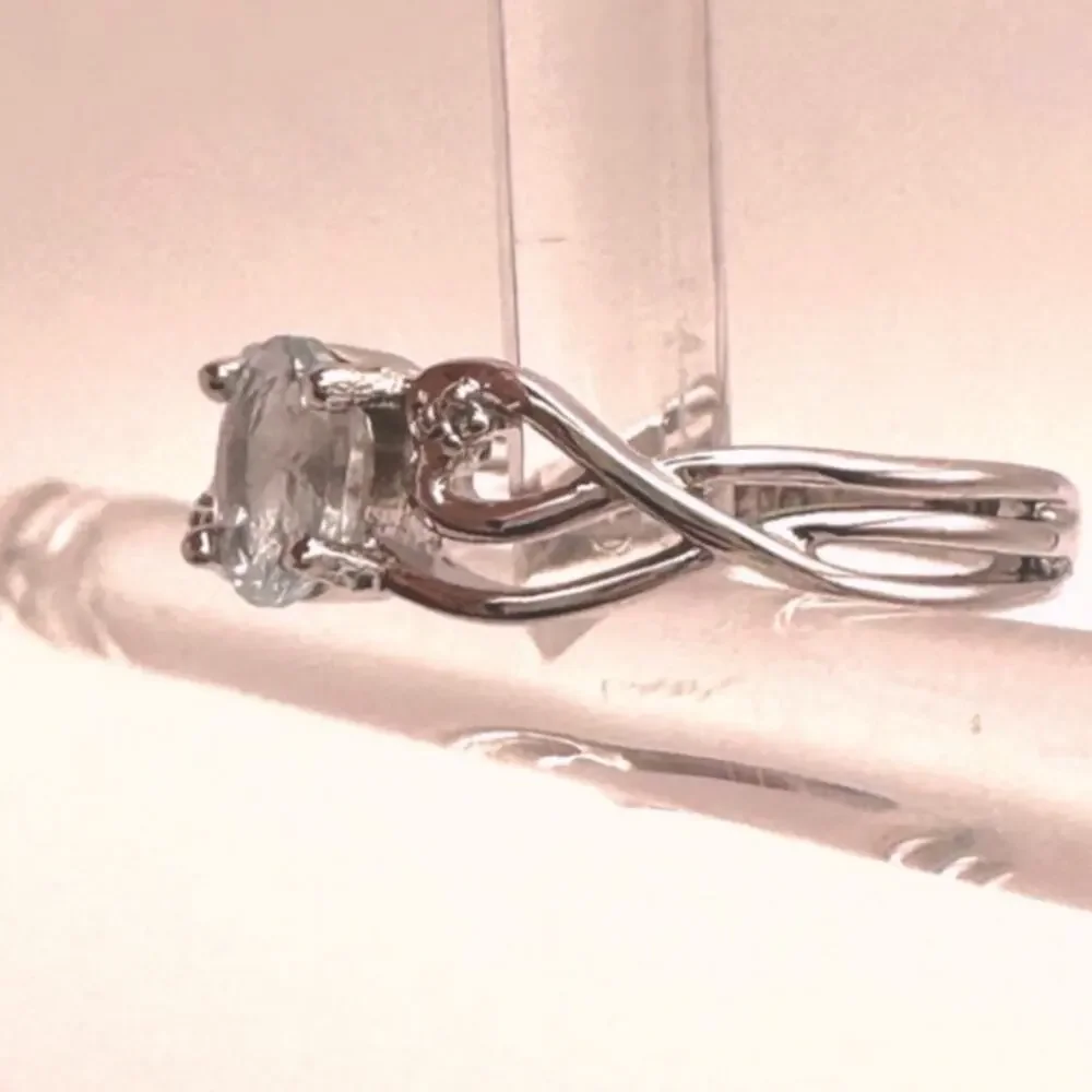 GSK Sterling Silver Ring Pinkie Size 5 Gem Stone Kings Retro Vintage Minimalist